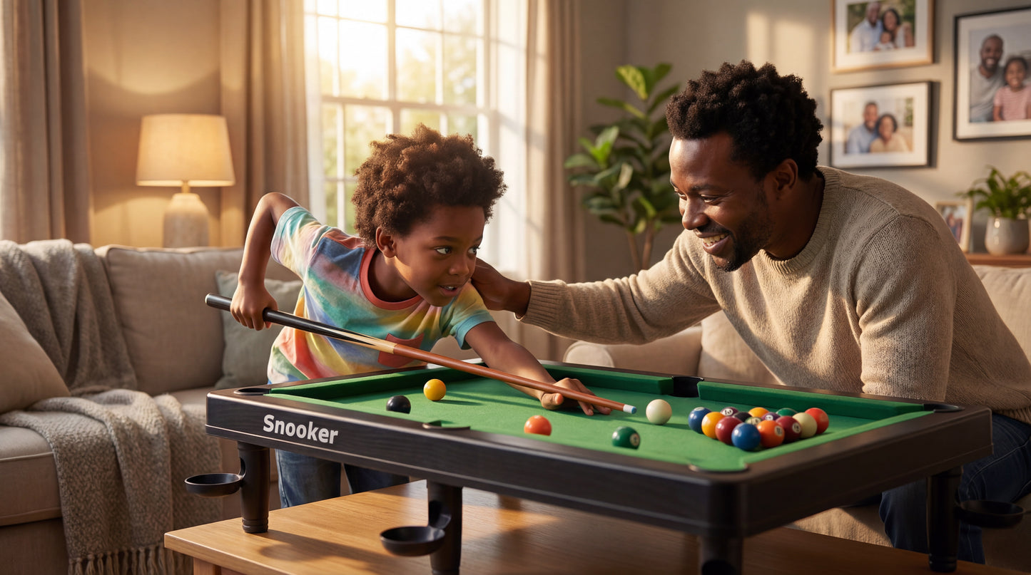 🎱 MINI BILLARD KIDS™ – Le cadeau parfait pour faire briller les yeux de votre enfant !