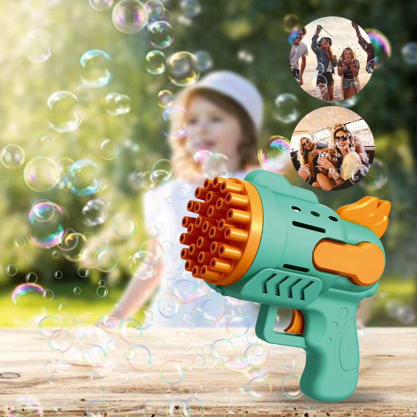 PISTOLET A BULLES POUR ENFANTS