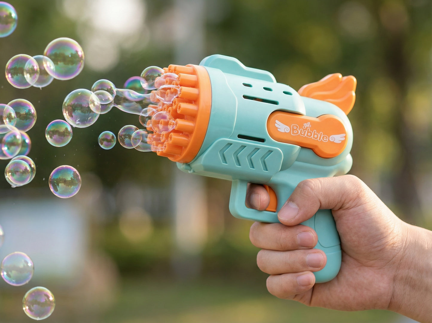 PISTOLET A BULLES POUR ENFANTS