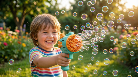 PISTOLET A BULLES POUR ENFANTS