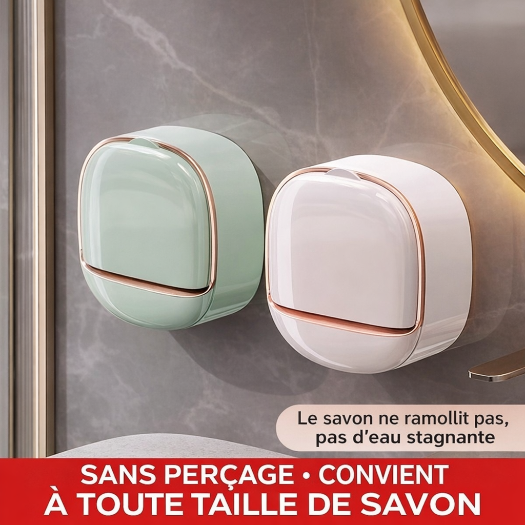 BOÎTE À SAVON MURALE Sans Perçage