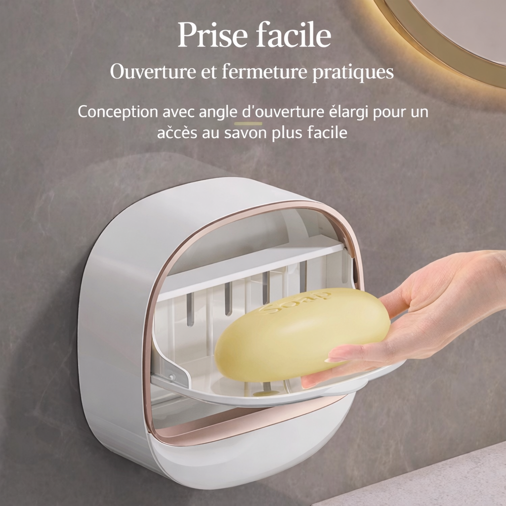 BOÎTE À SAVON MURALE Sans Perçage